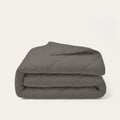 HappyBed Premium Percal dekbed anthracite voor elk seizoen, hypoallergeen en sneldrogend