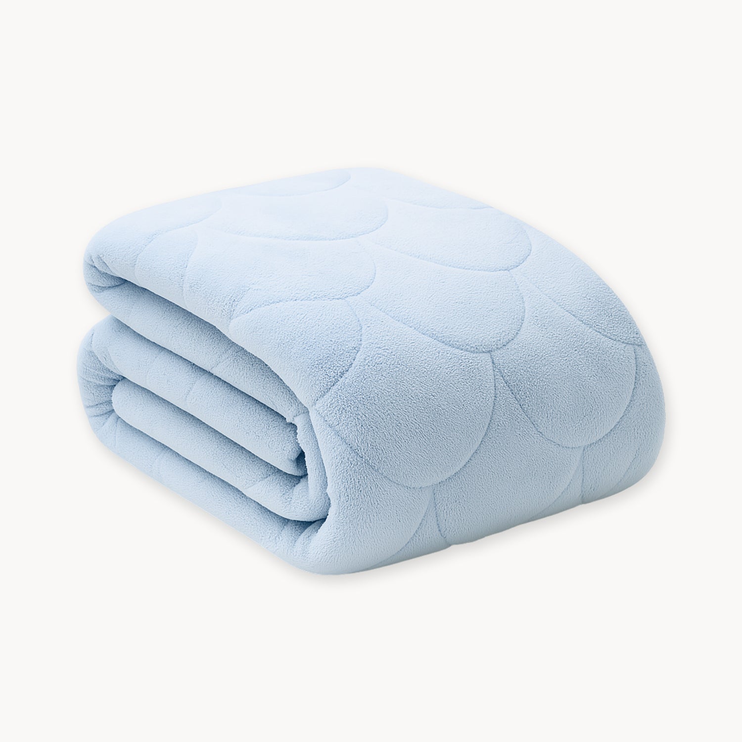 HappyBed Bettdecke | Teddy Blau | Für das ganze Jahr - SKU: 8717752094622