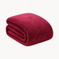 HappyBed Duvet | Teddy Bordeaux | For the whole year