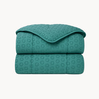HappyBed Tufted dekbed voor het hele jaar - Emerald Green