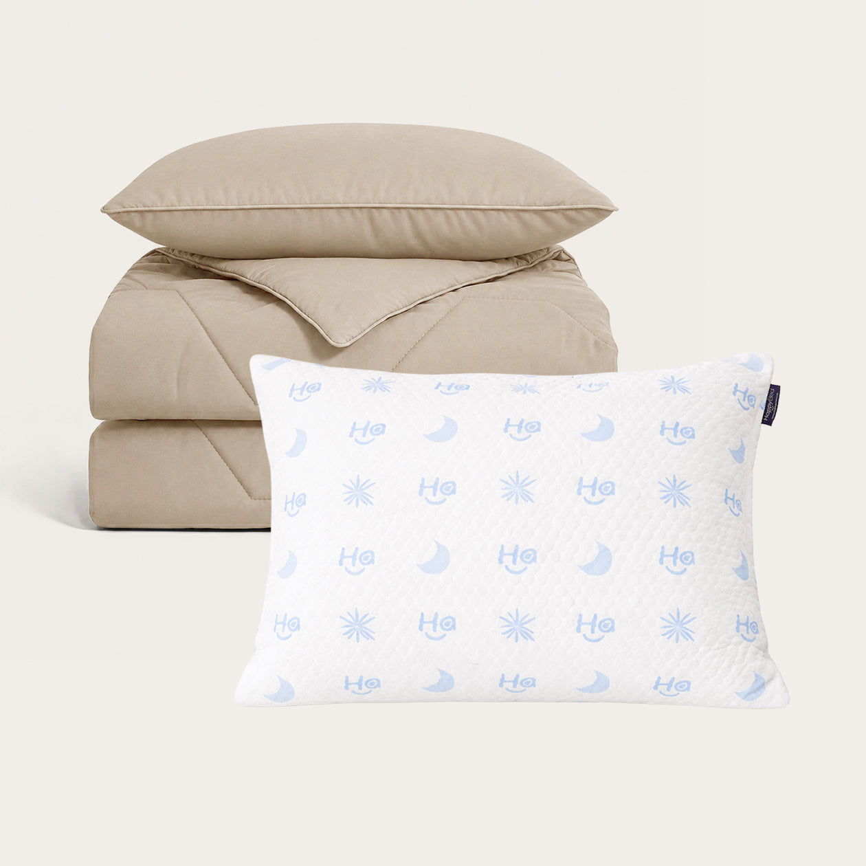 HappyBed | Cooling Bundel | Taupe - SKU: 