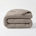 HappyBed Duvet | Grand Fold Velvet Light Taupe | For All Seasons