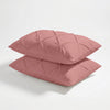 HappyBed Pillowcases | Grand Fold Velvet Old Pink | Set of 2