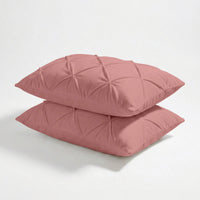 HappyBed Pillowcases | Grand Fold Velvet Old Pink | Set of 2