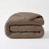 HappyBed Duvet | Grand Fold Velvet Taupe | For All Seasons