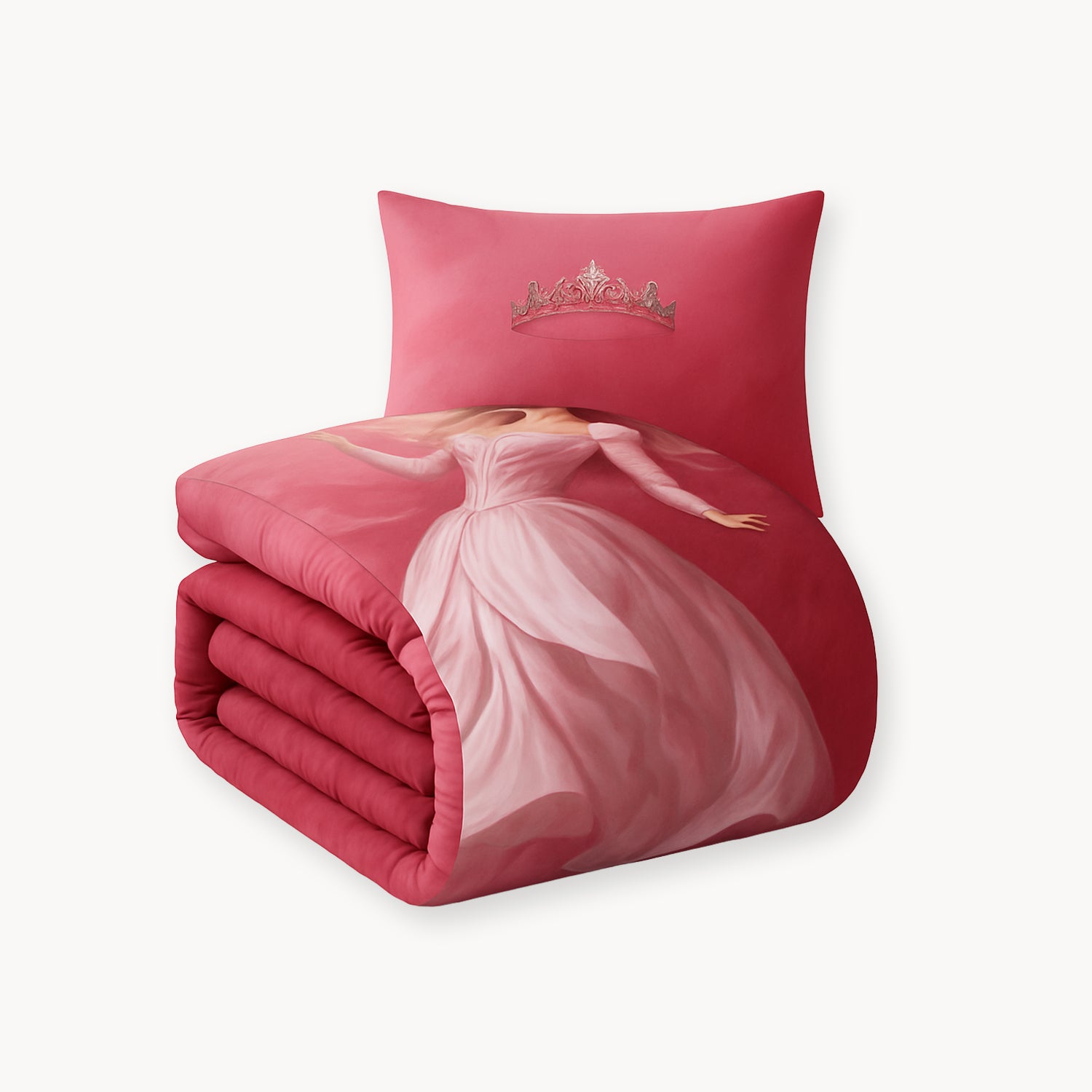 HappyBed Kids duvet for all seasons + pillowcase - Princess - SKU: 8717752114641