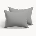 HappyBed Kissenbezug | Grau | 2er Set