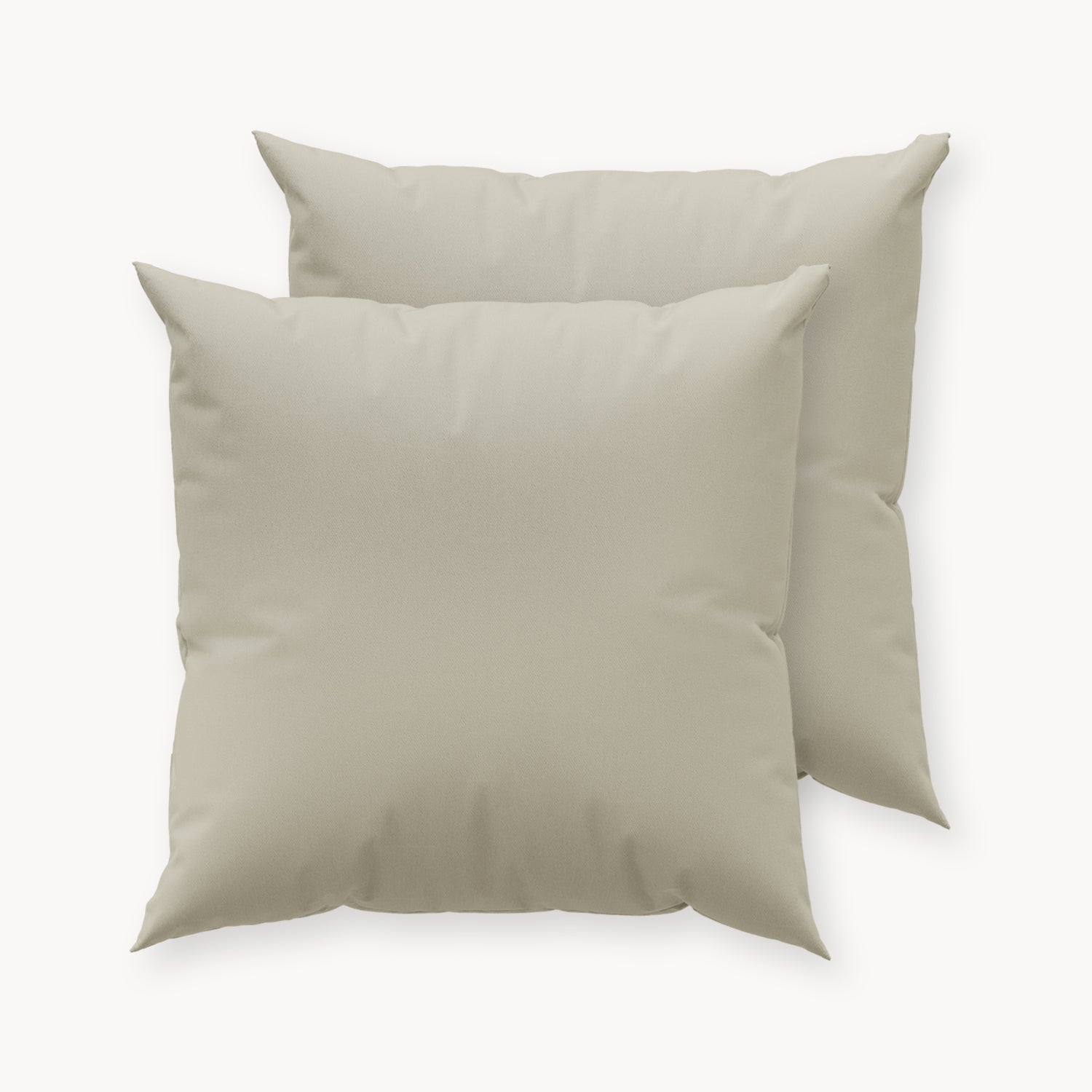 HappyBed Kissenbezüge | Taupe | 2er Set | 100% Mikrofaser