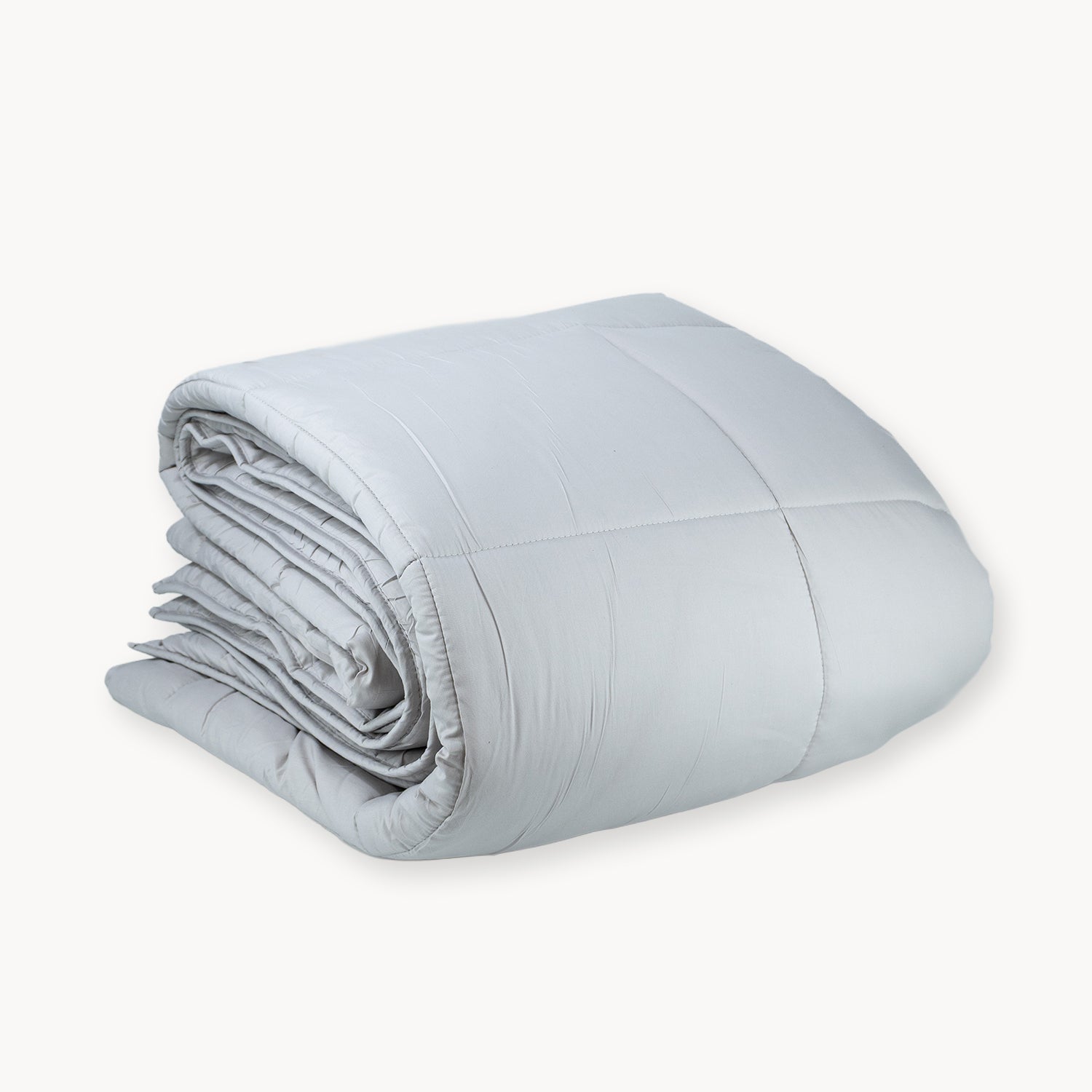 HappyBed Premium Bettdecke | Grau | Für das ganze Jahr | 100% Perkal Baumwolle - SKU: 8719023690540