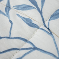 HappyBed Premium – Twilight Leaves – Kissenbezüge 2er-Set – Perkal-Baumwolle