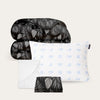 Summer sale bundel | Black Leaves | Wasbaar dekbed