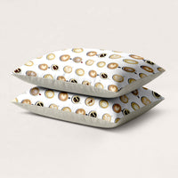 A Fish Named Fred x HappyBed Coffee Dream kussenslopen set met kleurrijke prints en zacht comfort