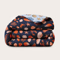 Double-faced HappyBed x A Fish Named Fred colorful seashore print year-round duvet without cover