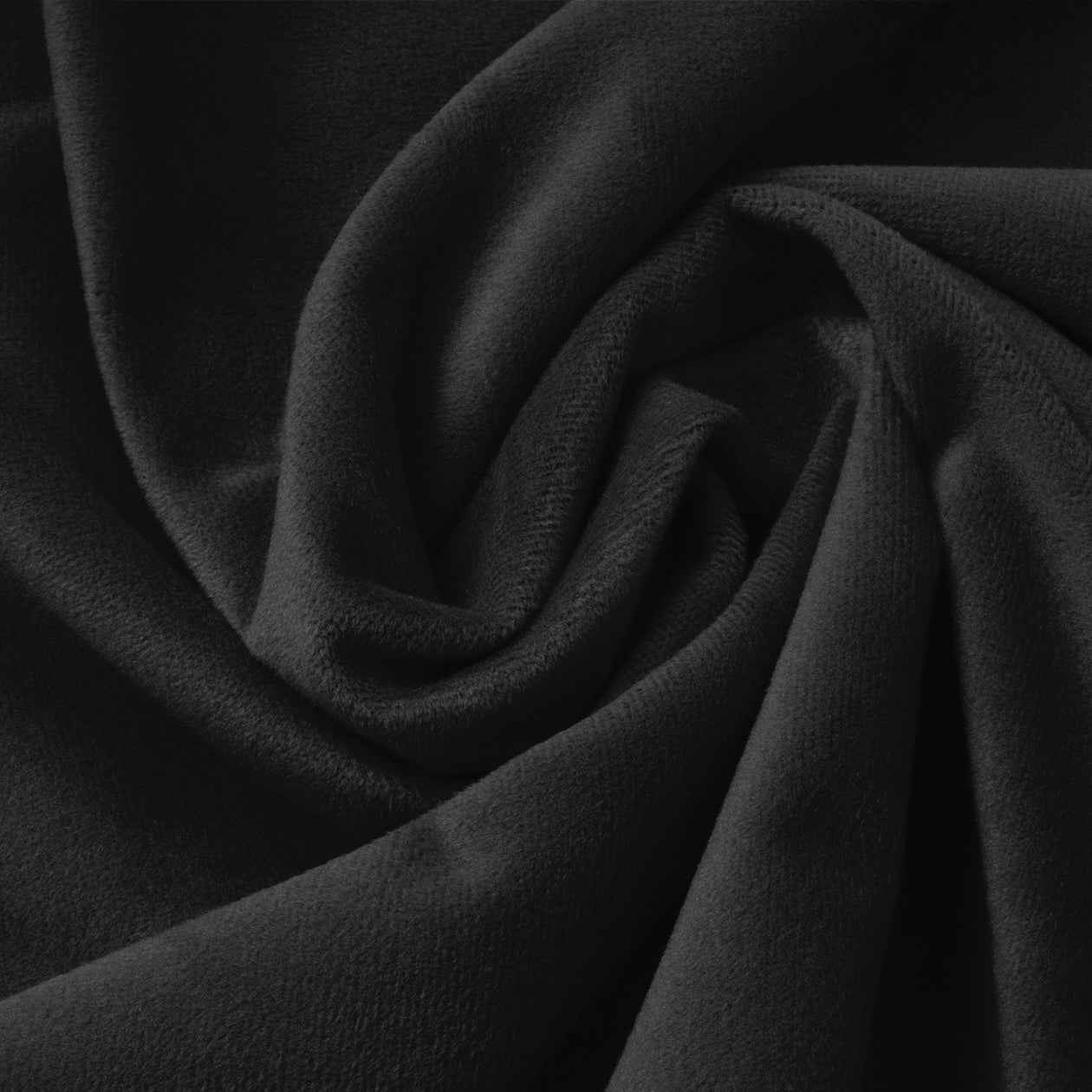 HappyBed Spannbettlaken | Samt Schwarz