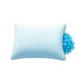 HappyBed aanpasbaar hoofdkussen met traagschuim vulling en koelstaande gel voor warme en koude kant comfort