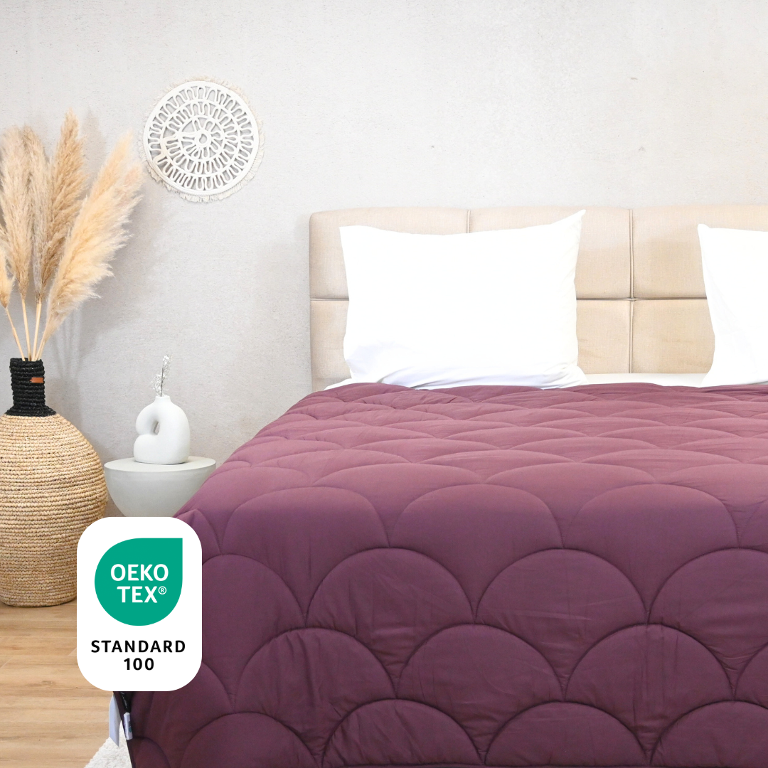 HappyBed - Velvet - Huckleberry - All season Coverless duvet