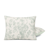 Set van 2 HappyBed Kussenslopen in Jacquard Mint kleur