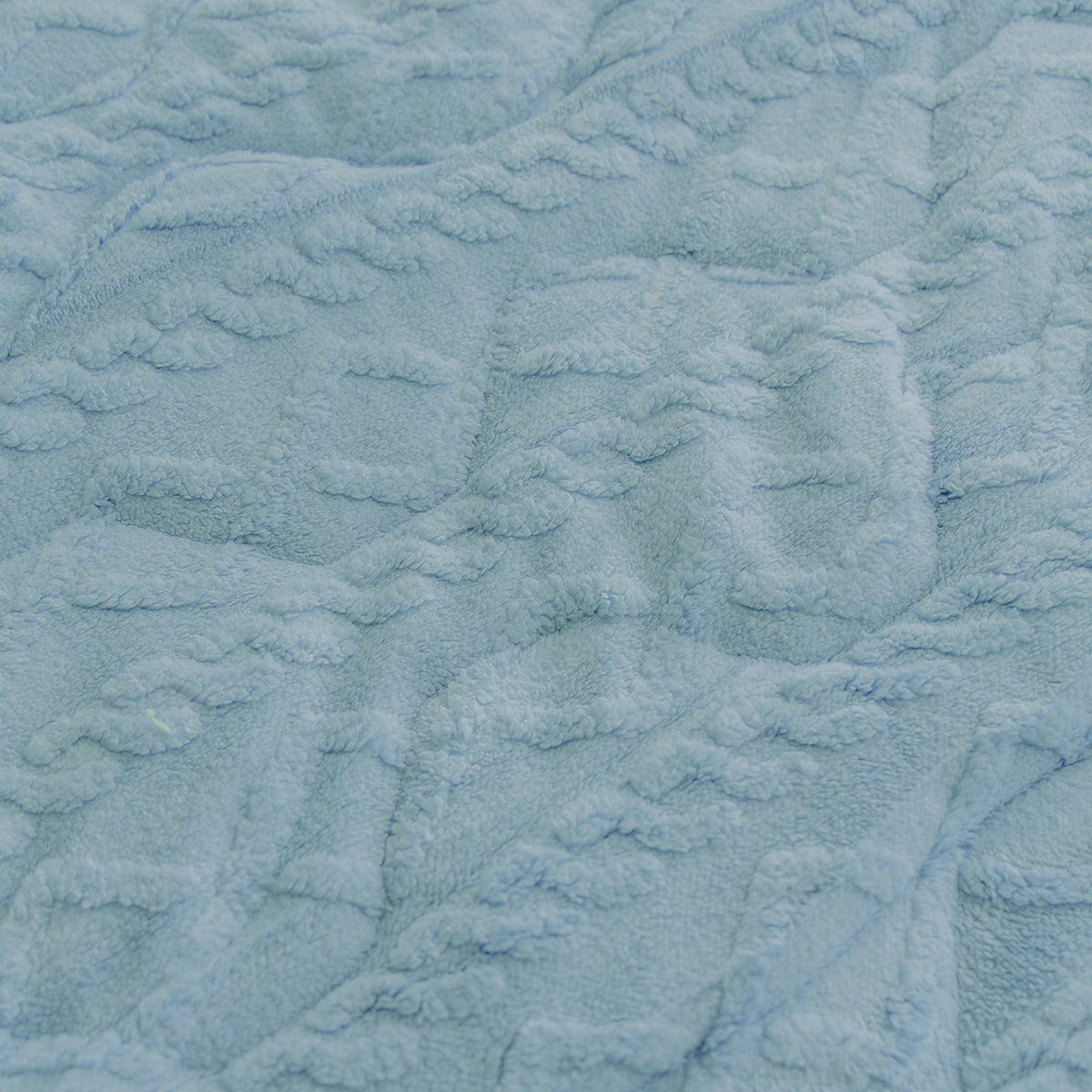 Couette toutes saisons lavable | Teddy | Jacquard | Bleu