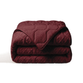 Waschbare All-Season-Bettdecke | Teddy | Jacquard | Bordeaux