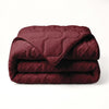 Couette toutes saisons lavable | Teddy | Jacquard | Bordeaux