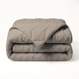 Waschbare All-Season-Bettdecke | Teddy | Jacquard | Bordeaux