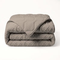 Waschbare All-Season-Bettdecke | Teddy | Jacquard | Bordeaux