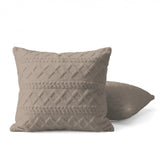 Kissenbezüge\ |\ Teddy\ |\ Jacquard\ |\ Grün\ |\ Set mit 2