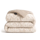 Taupe HappyBed Wasbaar Jacquard all season dekbed voor luxe en comfort