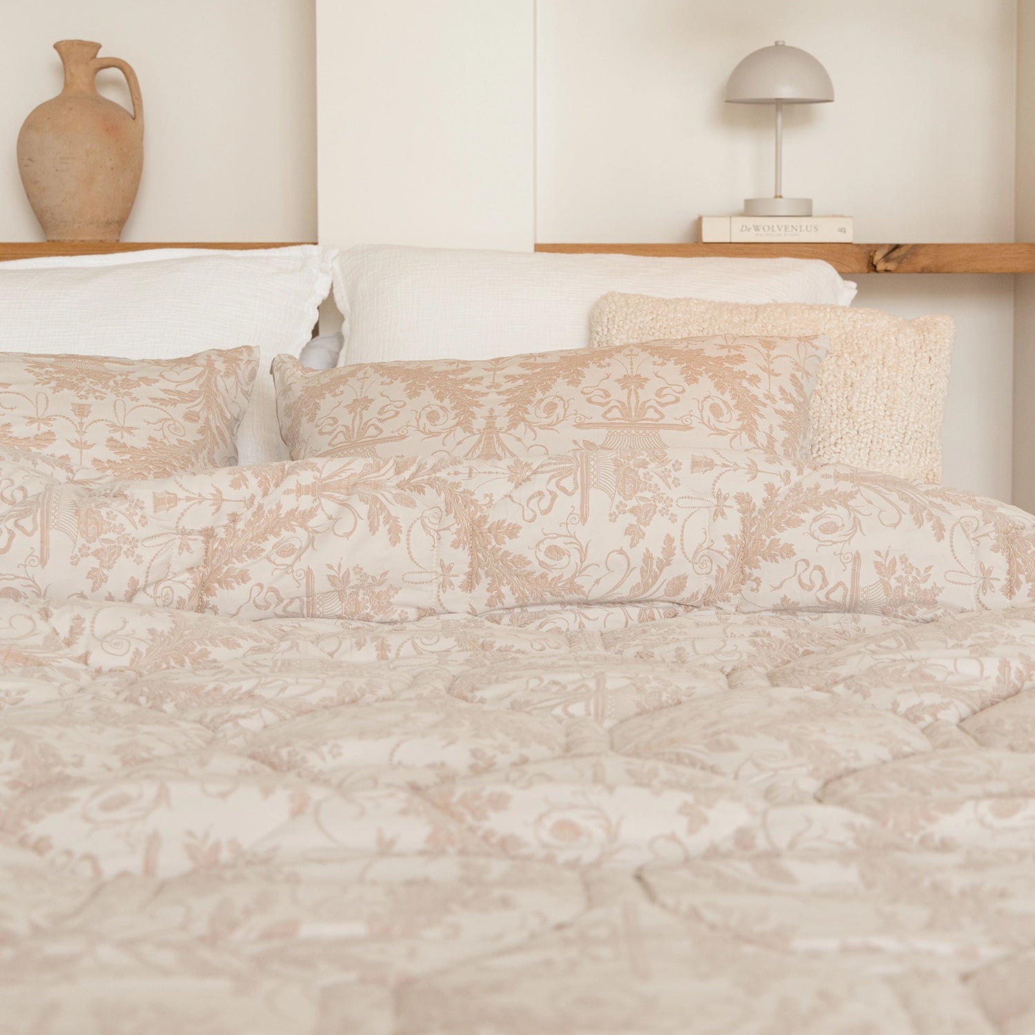 HappyBed Wasbaar All Season Dekbed | Jacquard | Taupe