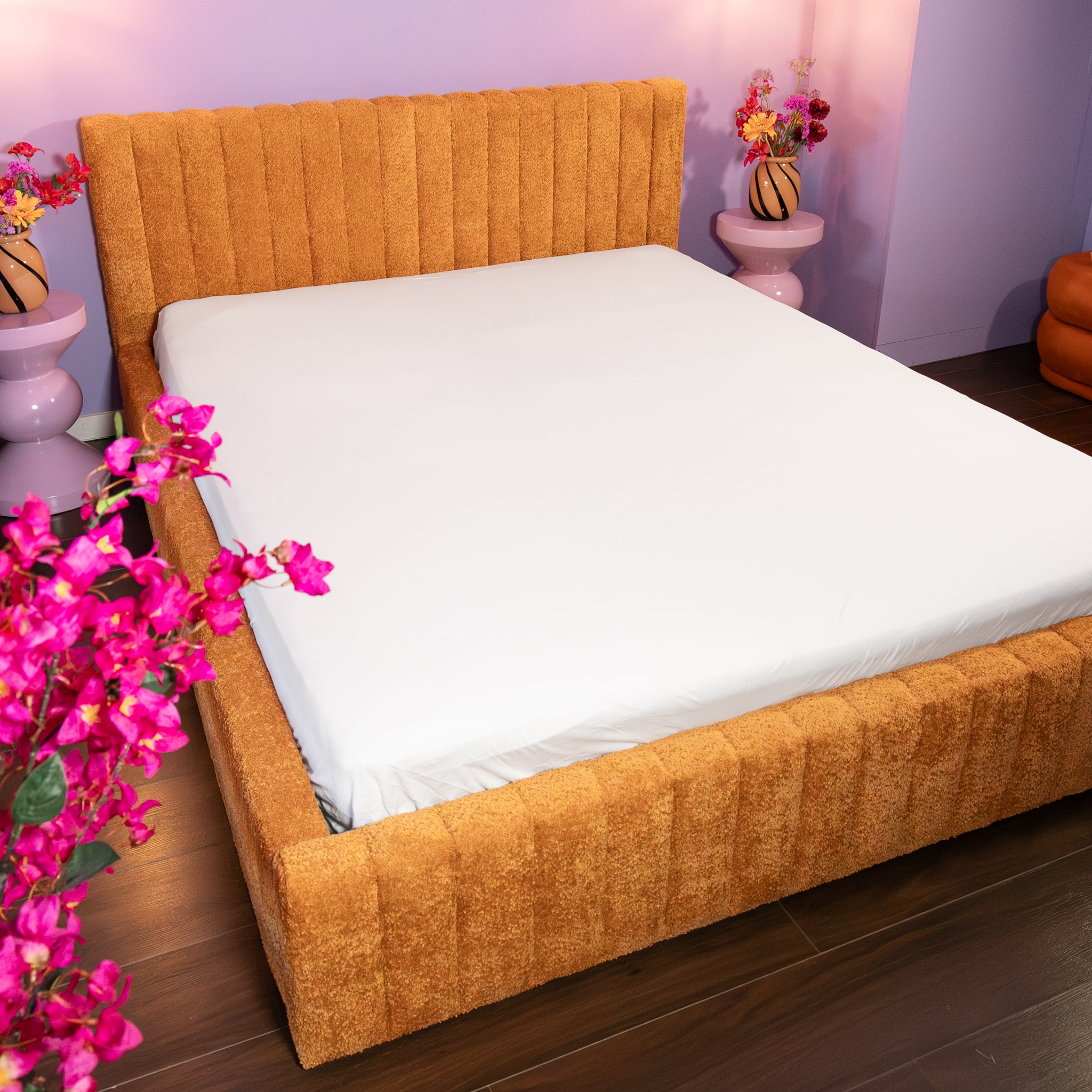 HappyBed Fitted Sheet | Cotton | Jersey White