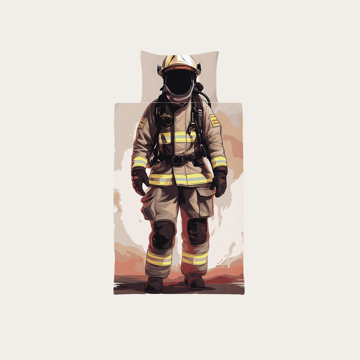 HappyBed Kids Duvet | Fireman | For the whole year + pillowcase