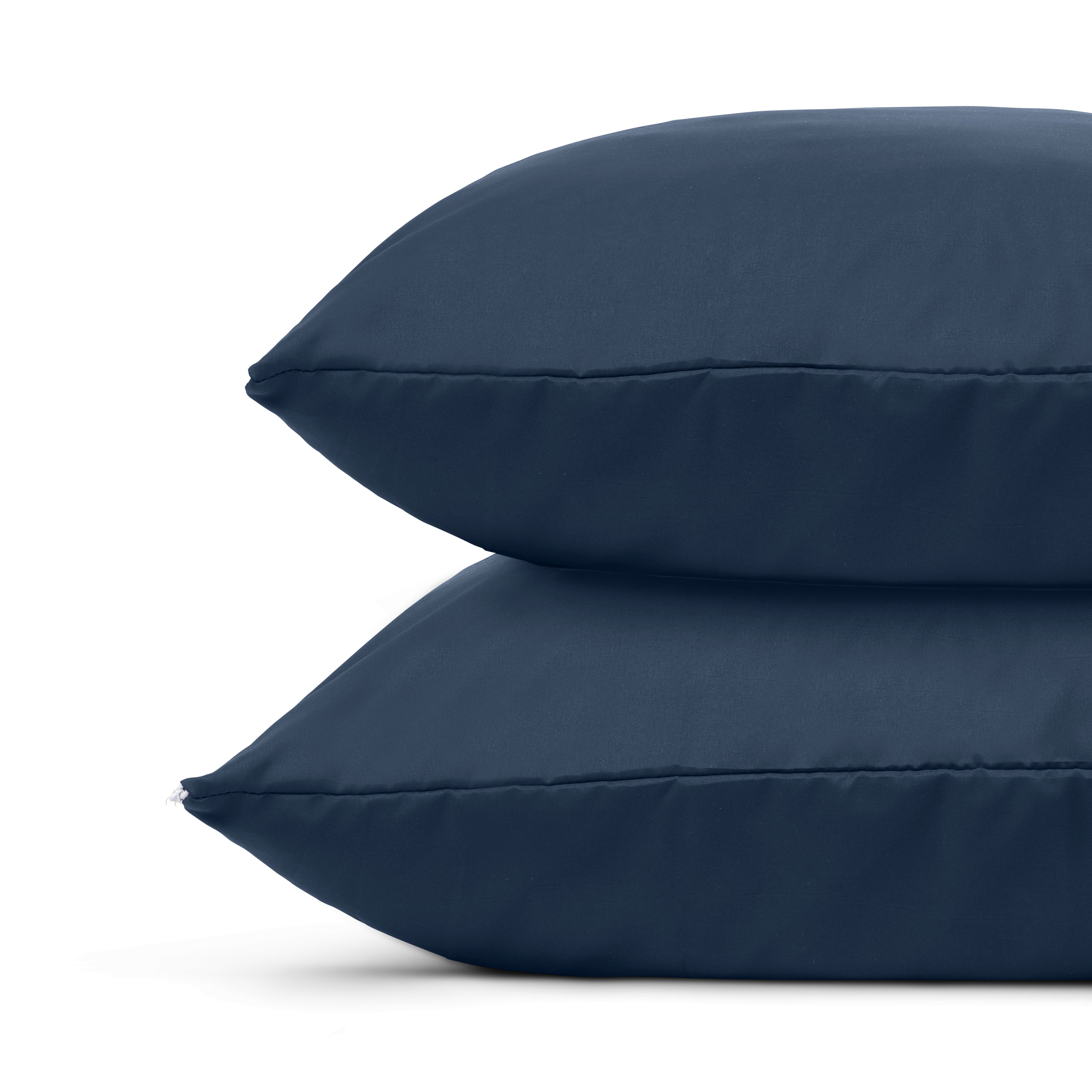 HappyBed | Dark Blue Pillowcase Set 2 Pieces - 60x70cm - Microfibre