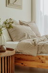 Pudebetræk | Feather Down | taupe | sæt med 2
