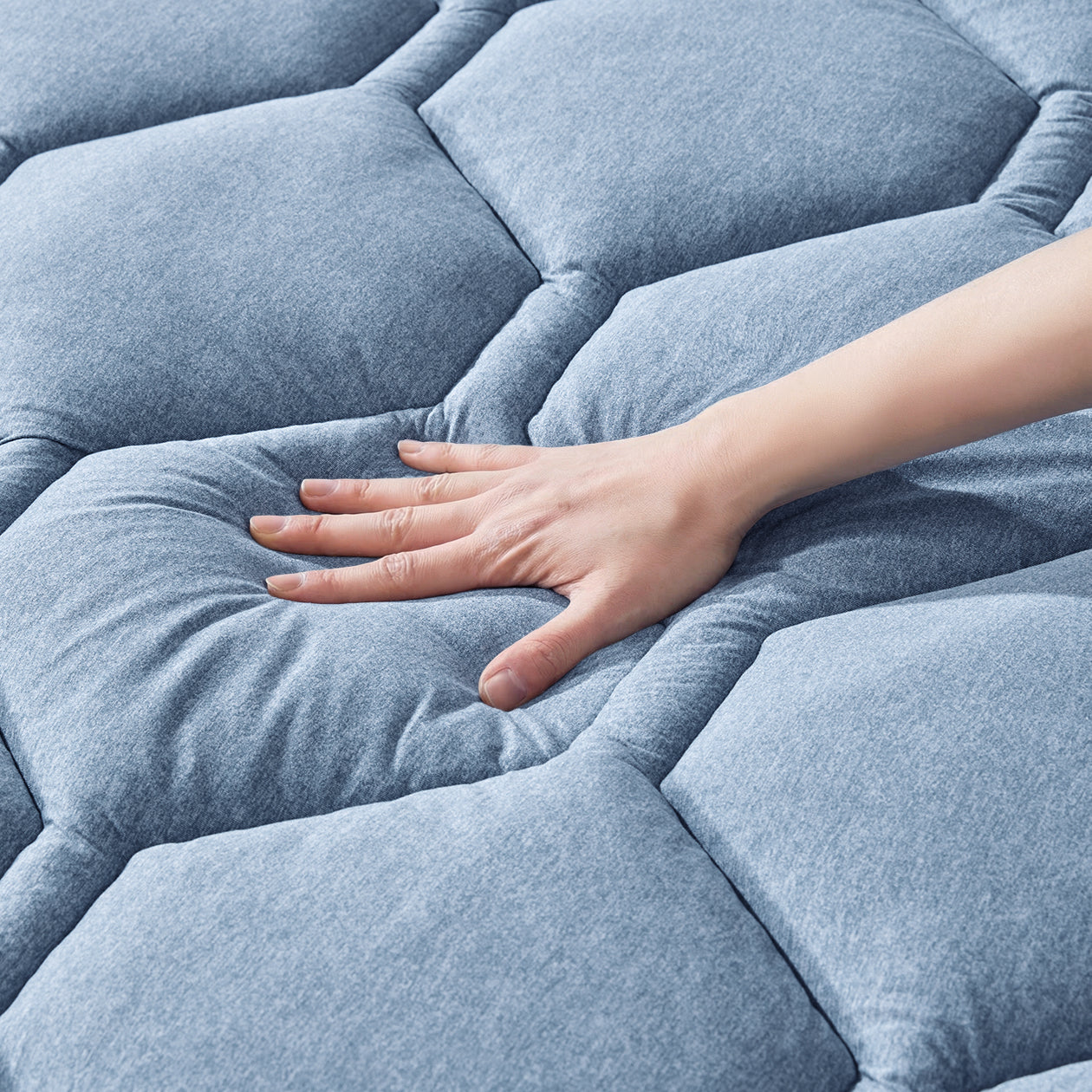 HappyBed Duvet | Jersey Blue | For all seasons