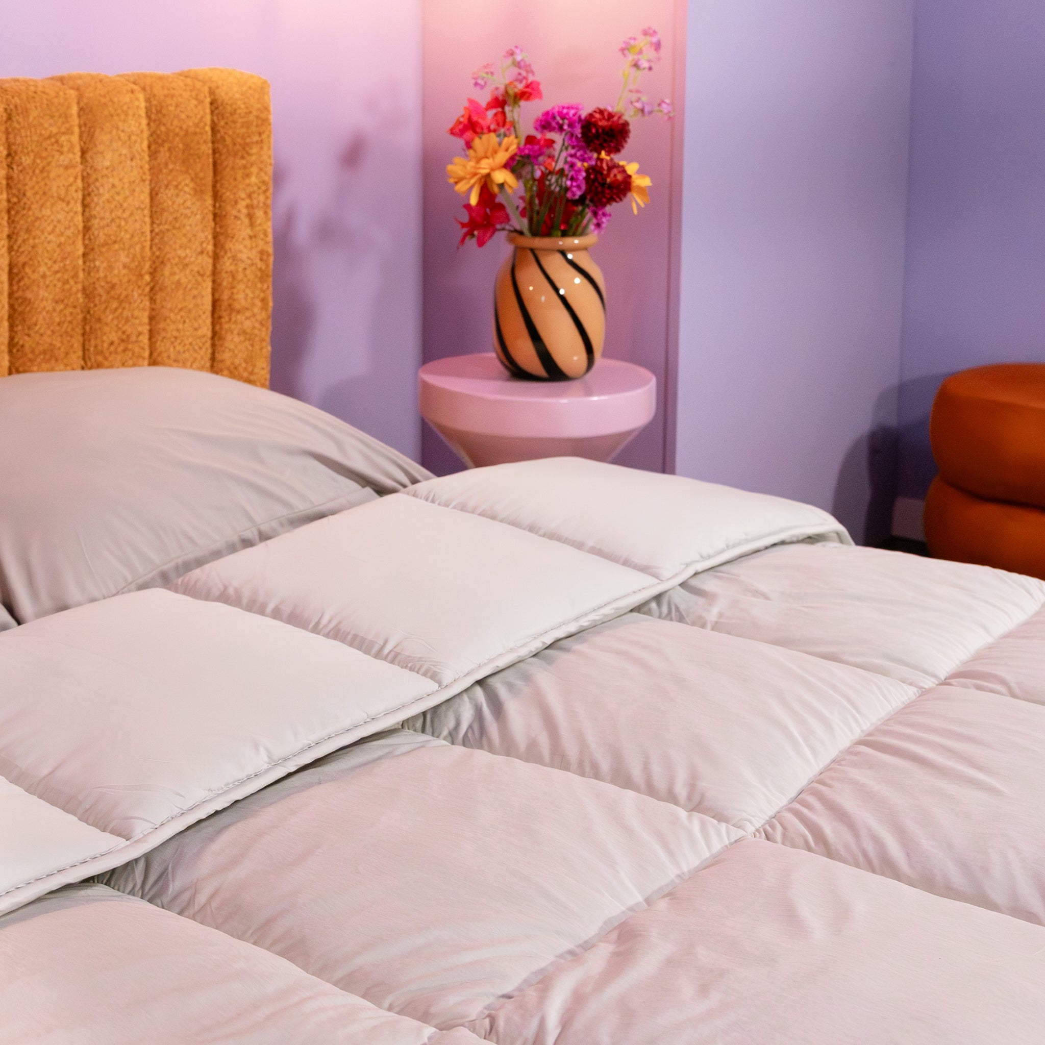 HappyBed Duvet | Jersey Silver Grey | For all seasons