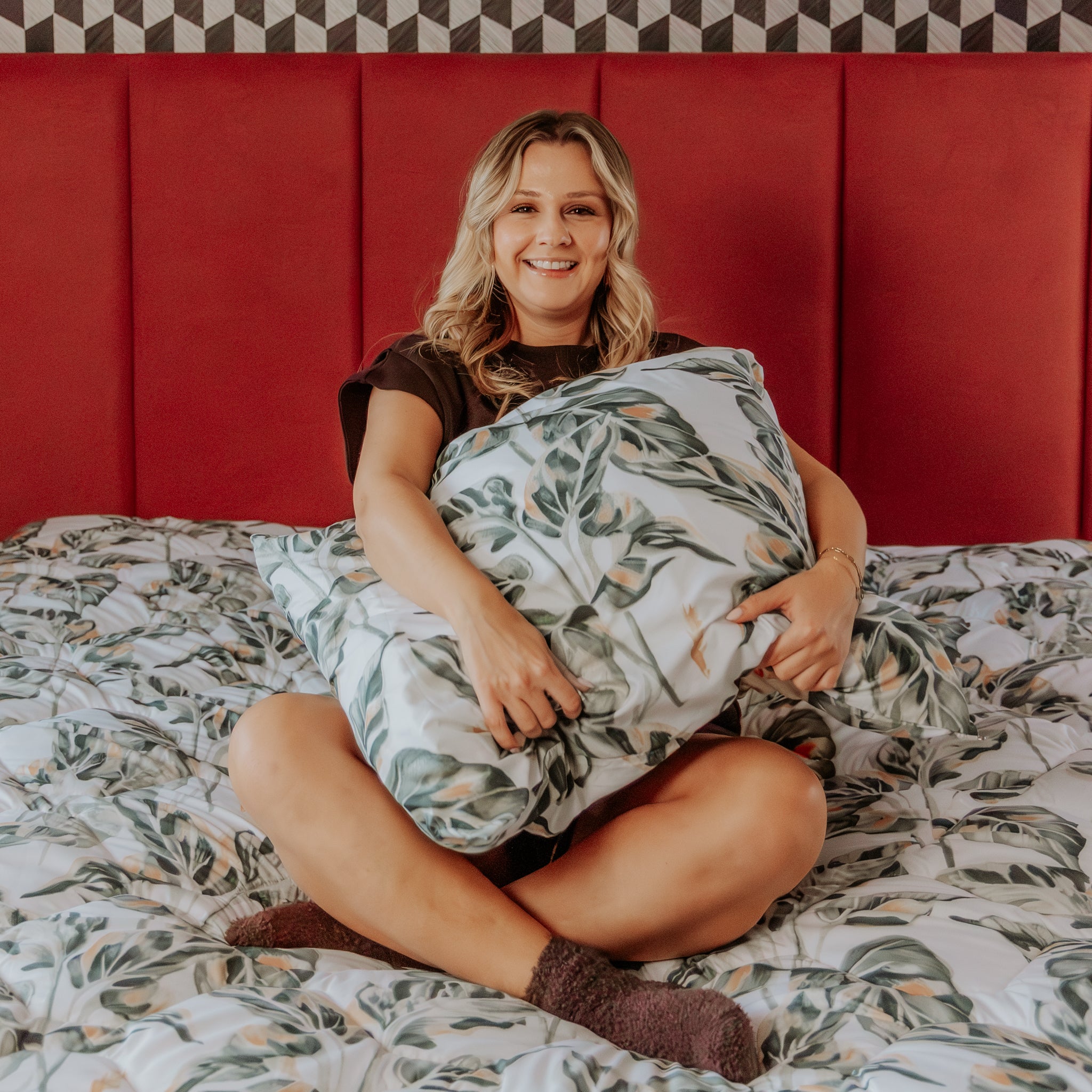 HappyBed Pillowcase | Jungle Plants | Set of 2