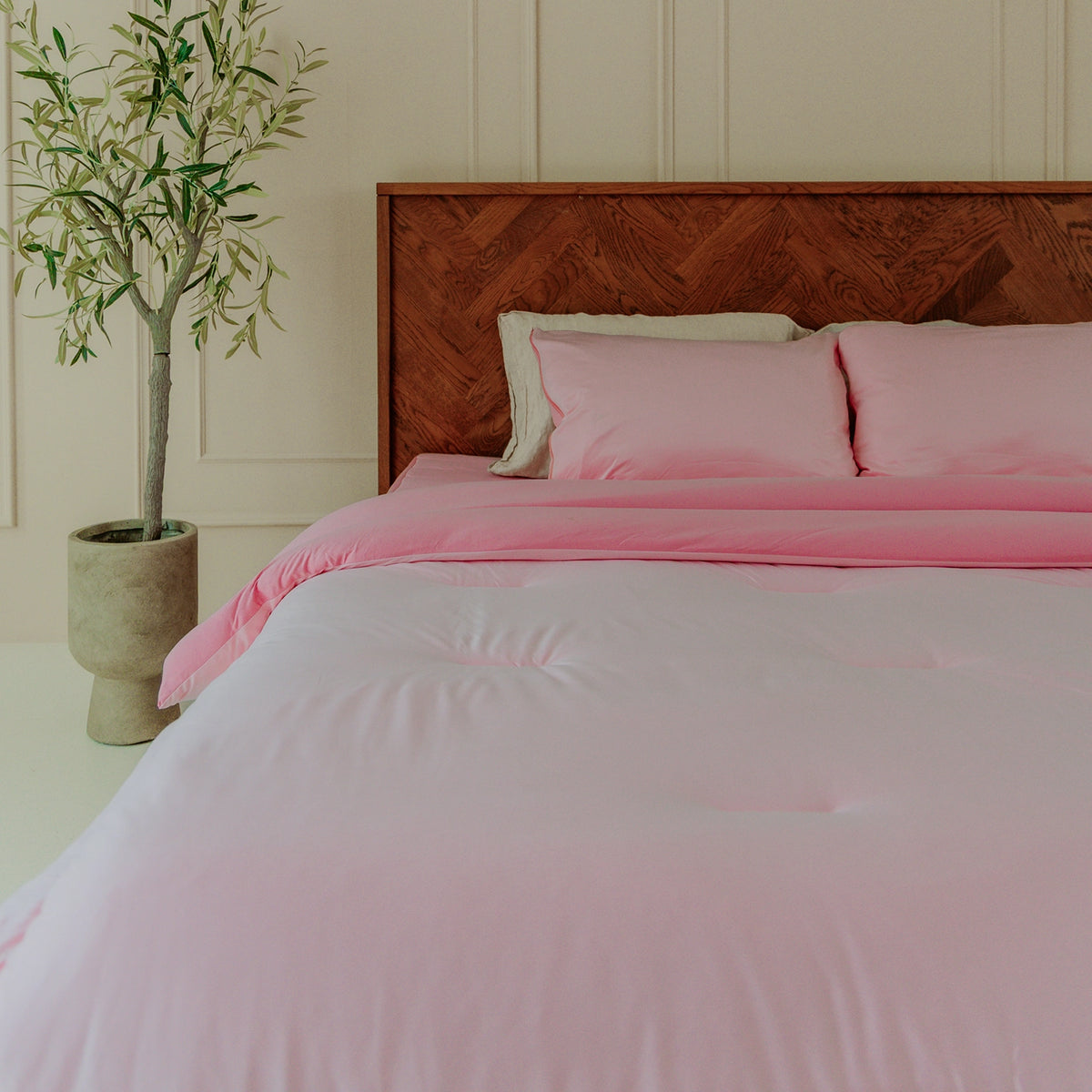 Washable All Season Duvet | Marshmallow | Pink