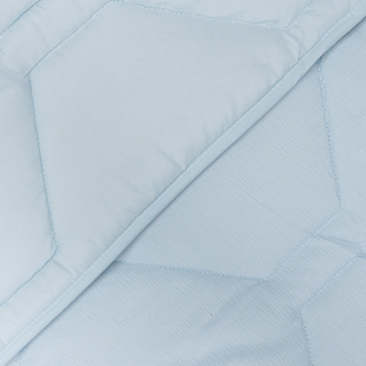 (BF) HappyBed Muslin - Light Blue - Duvet for all seasons 240x220cm
