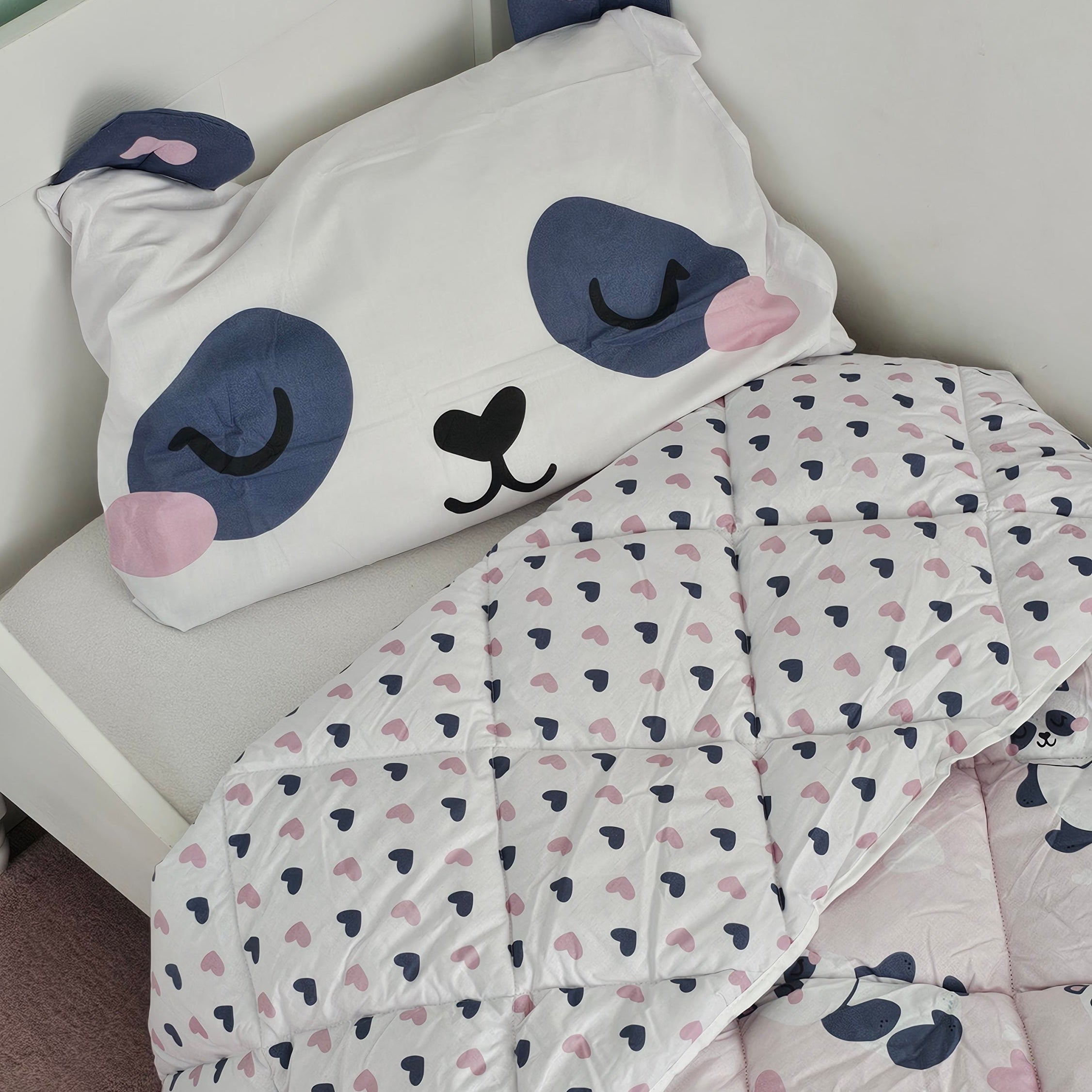 HappyBed Kids Bundle | Lizzy Lama & Peter Panda + pillowcases