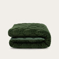 HappyBed Duvet | Plush Dark Green | For year-round use | Teddy