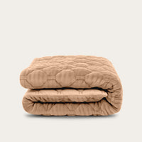 HappyBed Dekbed Teddy Plush Taupe zacht en warm voor het hele jaar