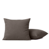 HappyBed Premium Percale Pillowcases | Anthracite | Set of 2