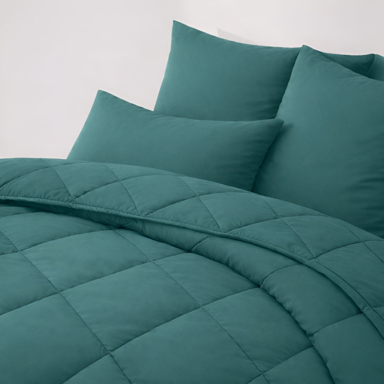 HappyBed Hochwertiger Kissenbezug | Tiefer Dschungel | 2er-Set | Perkal-Baumwolle