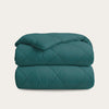 HappyBed Premium Duvet | Jungle Green | For Year-Round Use | 100% Percale Cotton
