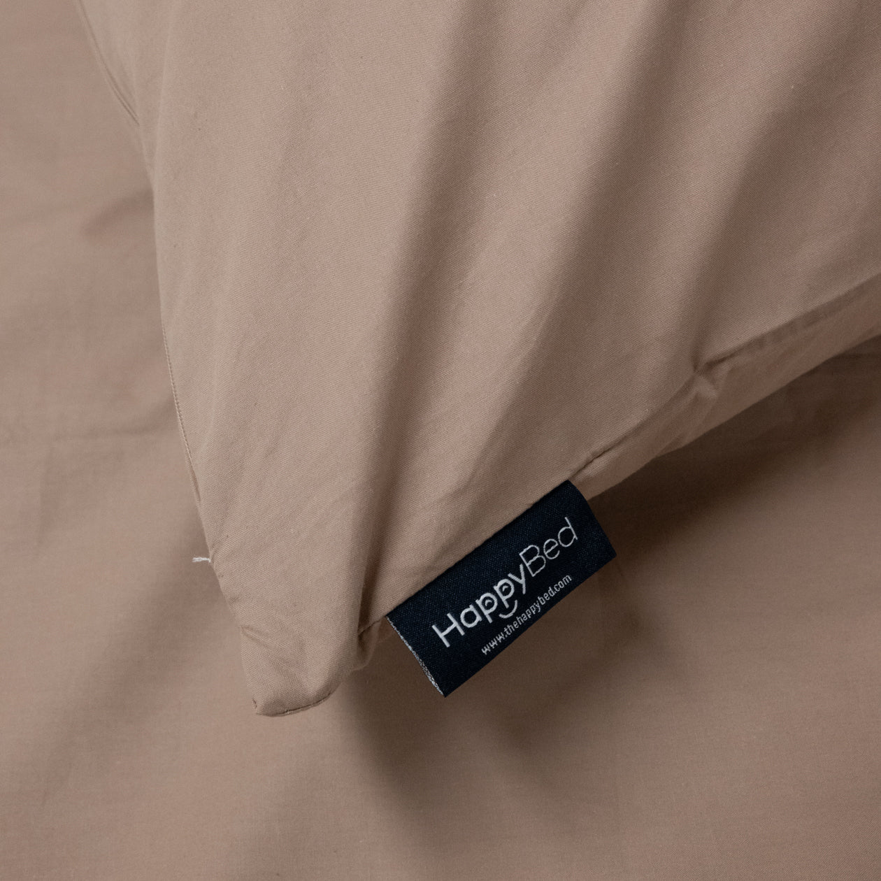 HappyBed Premium Pillowcase | Dune | Set of 2 | Percale Cotton
