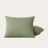HappyBed Premium pudebetræk | salviegrøn | sæt med 2 | percale bomuld
