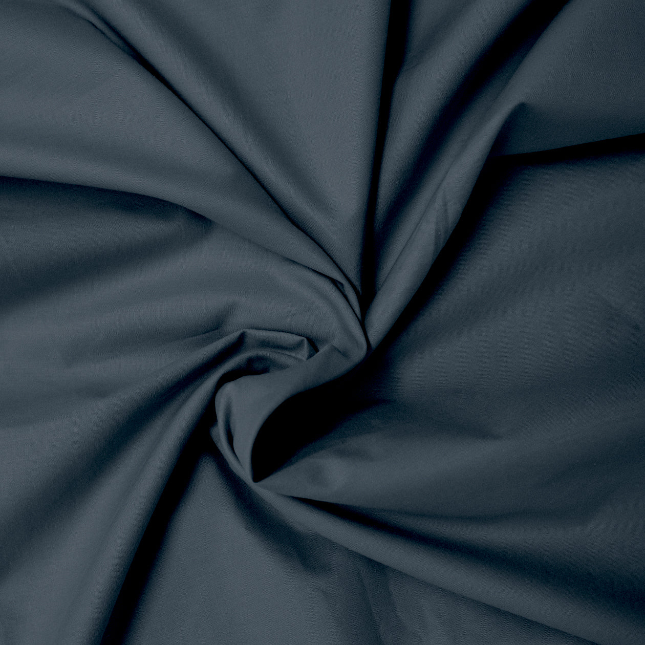 HappyBed Hochwertiger Perkal-Kissenbezug | Mitternachtsblau | 2er-Set