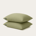 HappyBed Premium Pillowcase | Sage Green | Set of 2 | Percale Cotton