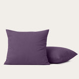 HappyBed Premium Percal katoenen kussenslopen set van 2 in Wineberry kleur met hotelsluiting voor luxe comfort