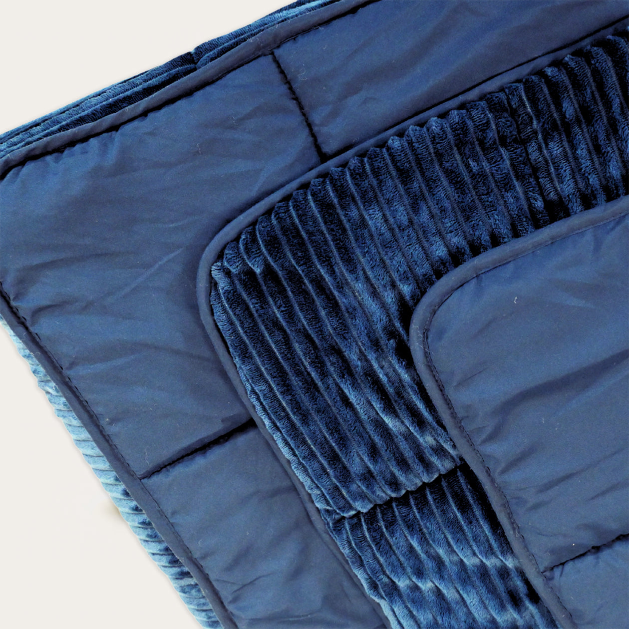 HappyBed Dekbed | Rib Pageant Blue | Voor het hele jaar